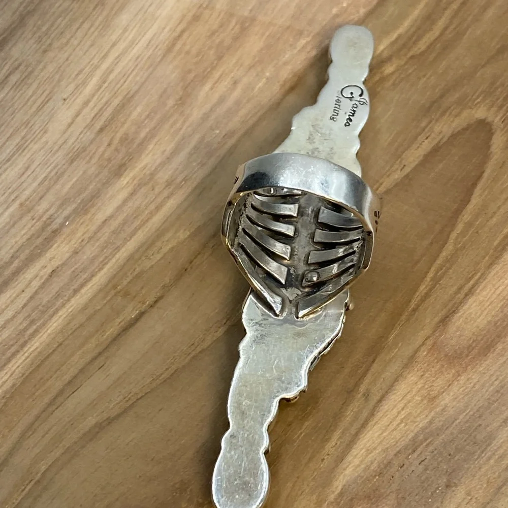 Navajo Geraldine James Turquoise Sterling Silver Ring - Picture 4 of 12